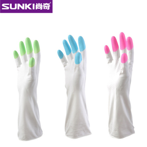 无味防滑双色家务手套与旋转拖把专营店推荐